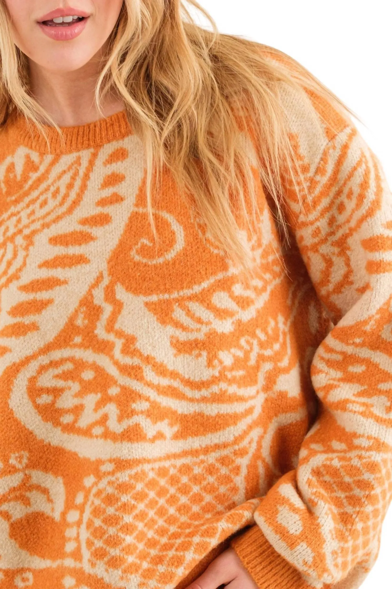 And The Why - By Your Side Paisley Sweater