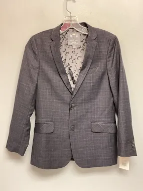 appaman Size 14 Charcoal & Red Plaid Polyester & Viscose Big Boys Blazers