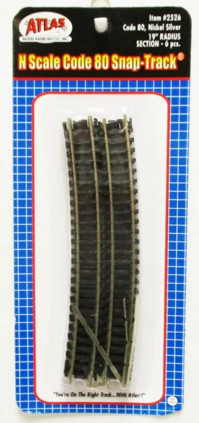 Atlas 2526 N Code 80 19" Radius Curve (6)