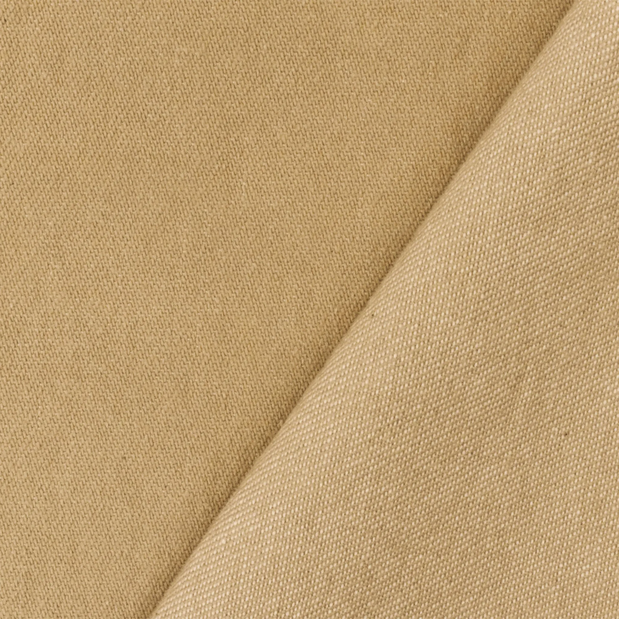 Beige 12 oz Famous Maker Stone Washed Cotton Japanese Denim Fabric