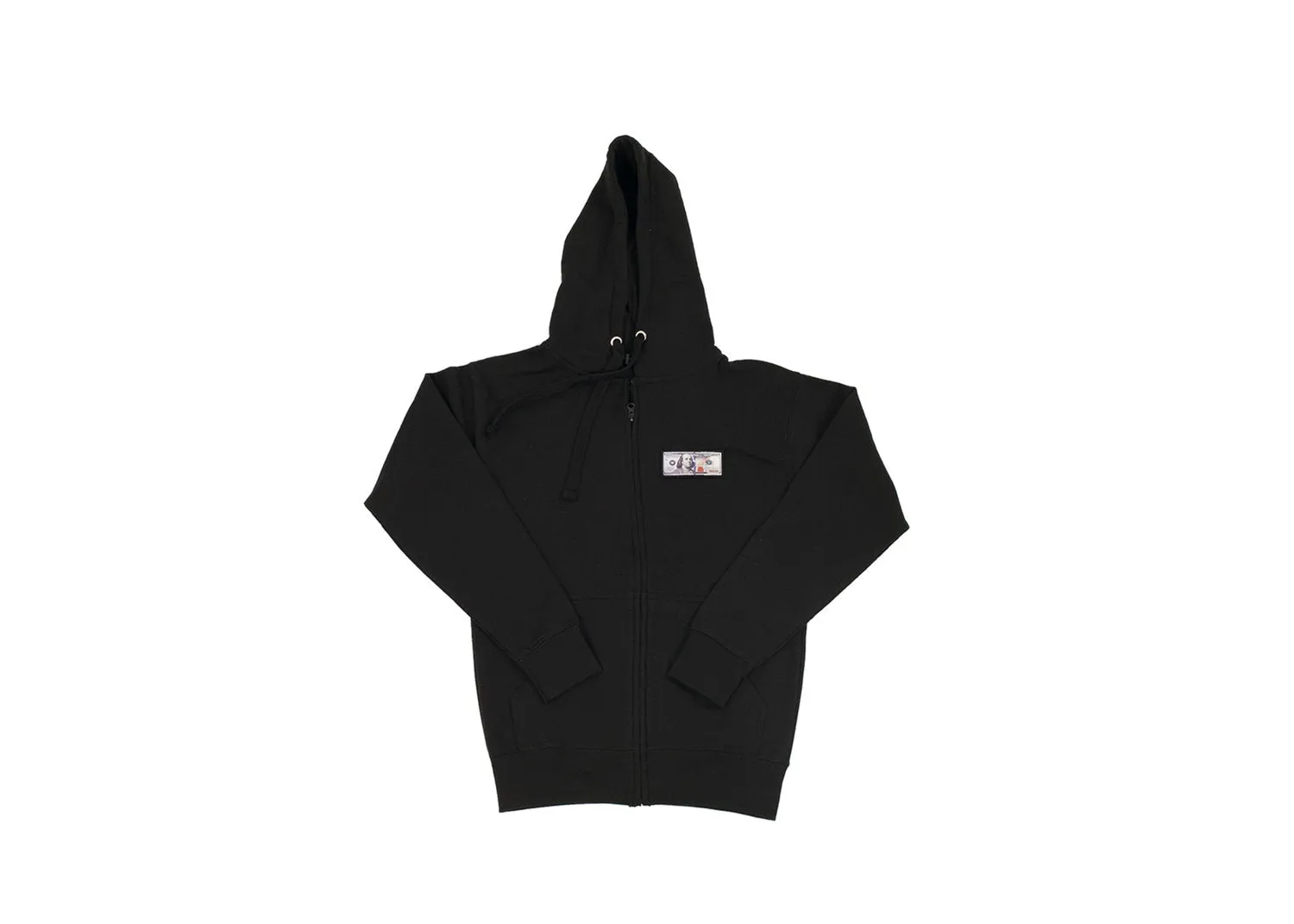 'Blue Hundreds' Zip Up Hoodie
