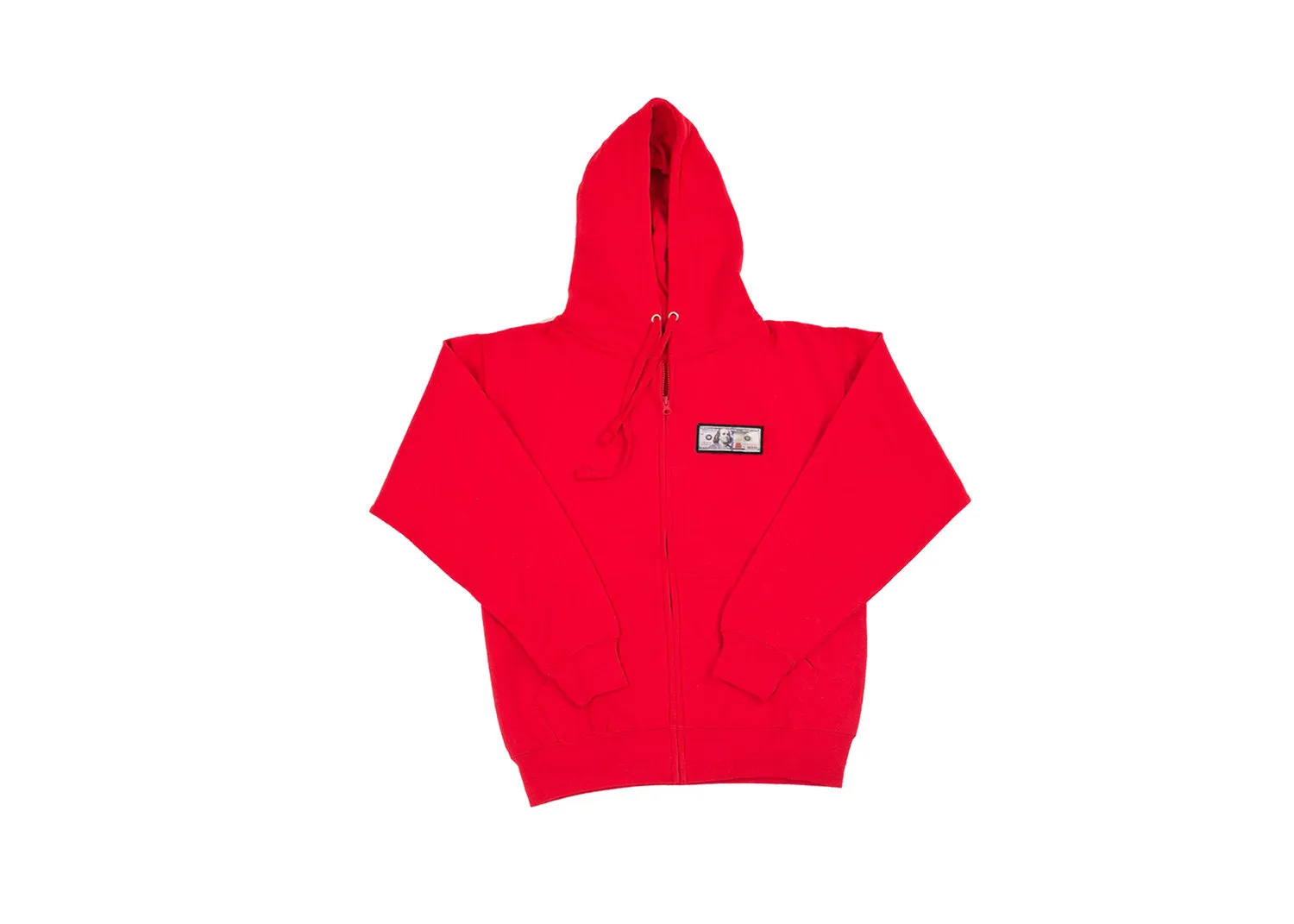 'Blue Hundreds' Zip Up Hoodie
