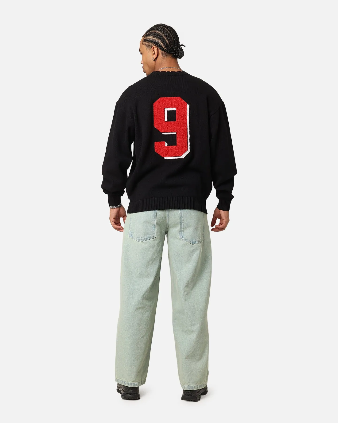 Carre Academy Knitted Sweater Black