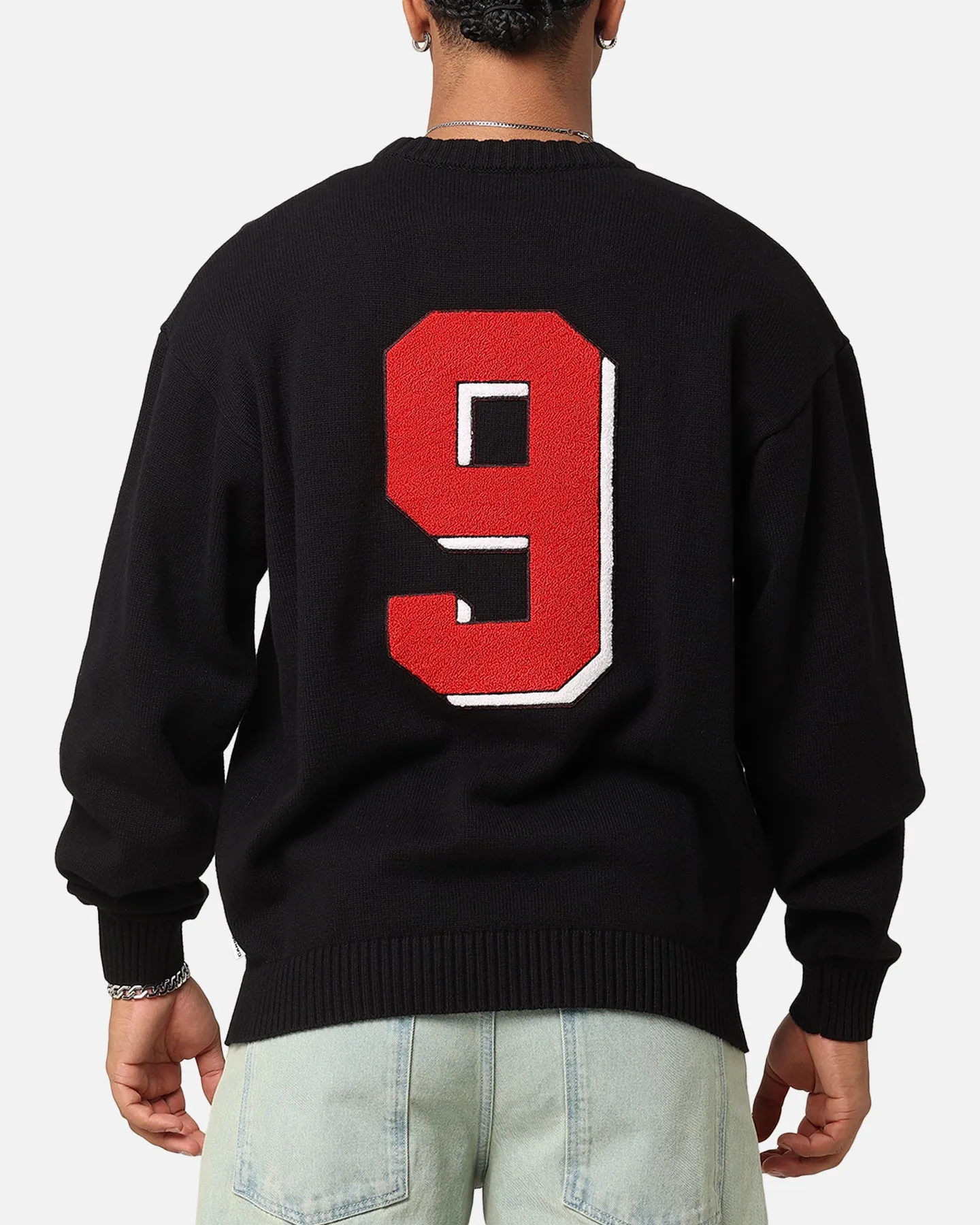 Carre Academy Knitted Sweater Black