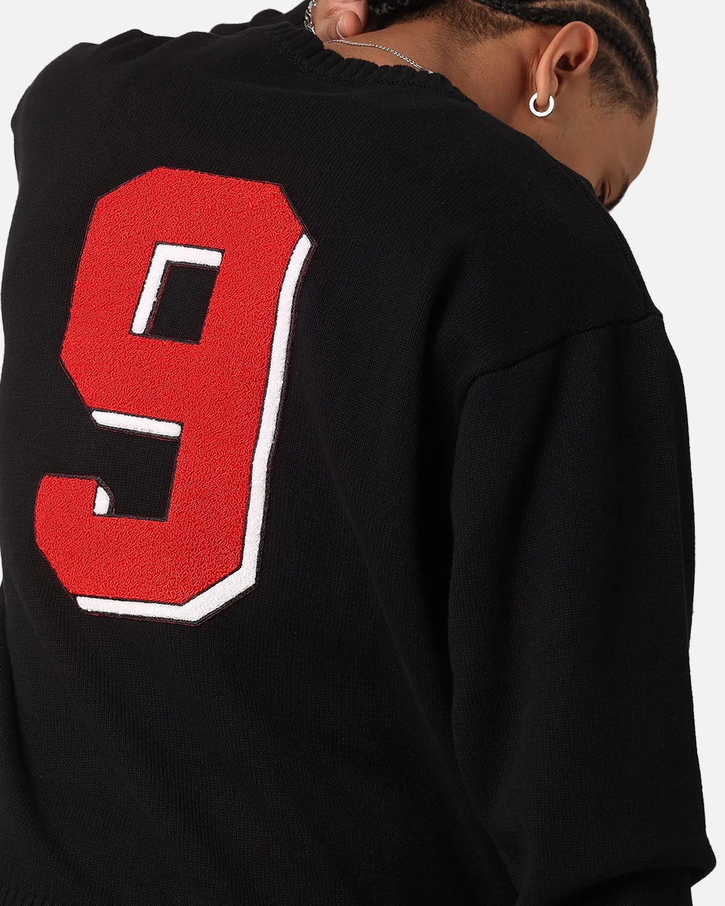 Carre Academy Knitted Sweater Black
