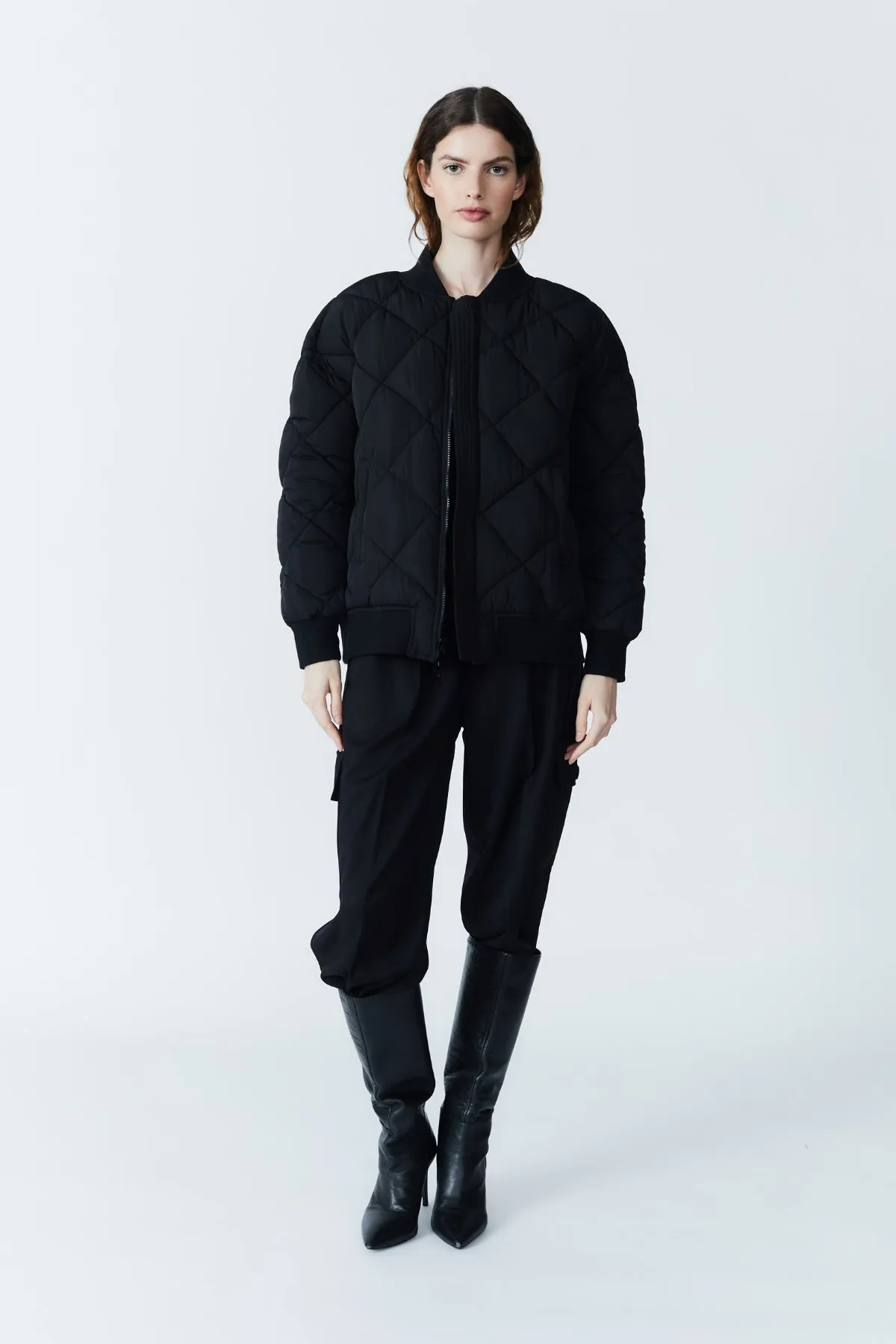 KAI REVERSIBLE BOMBER JACKET