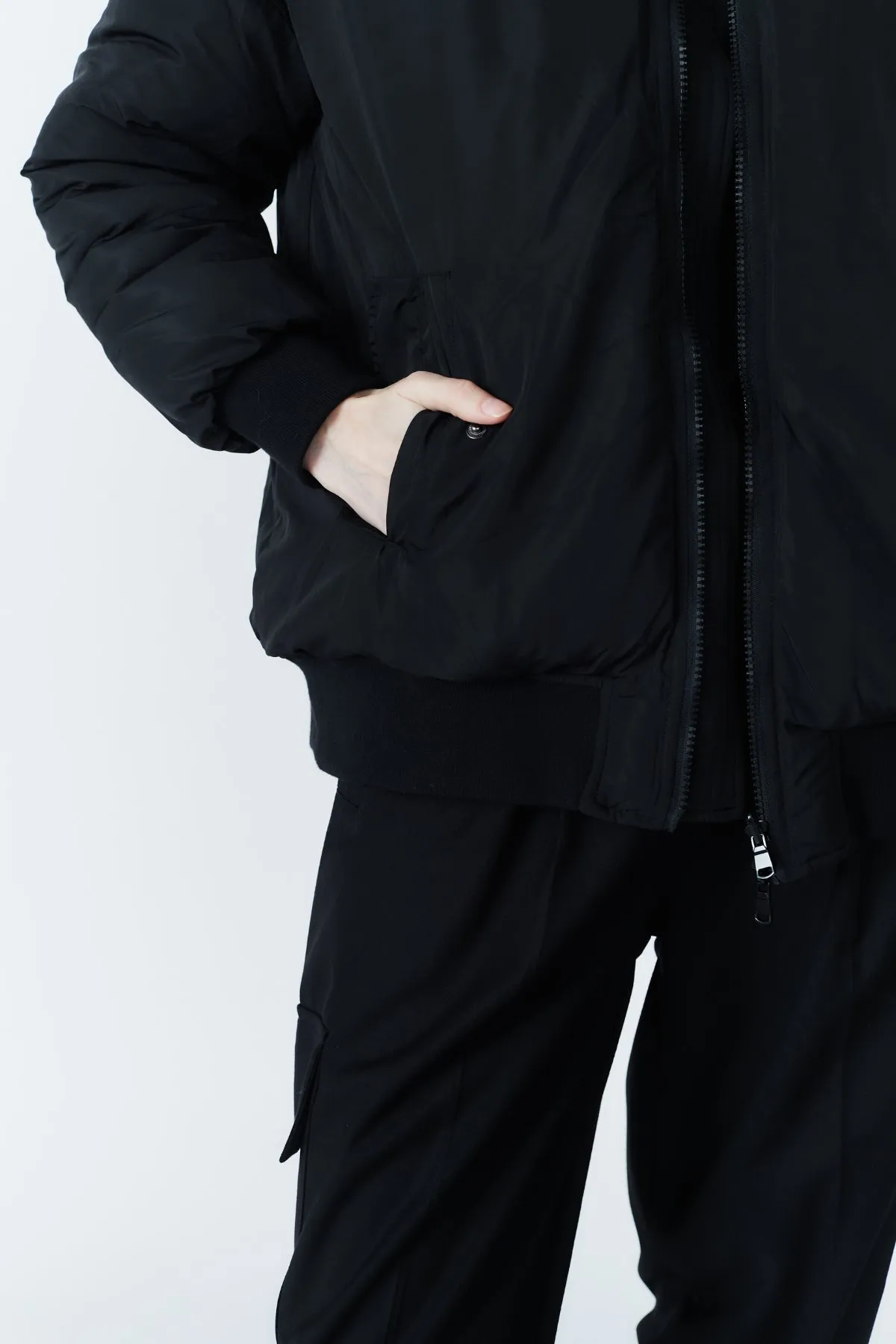 KAI REVERSIBLE BOMBER JACKET