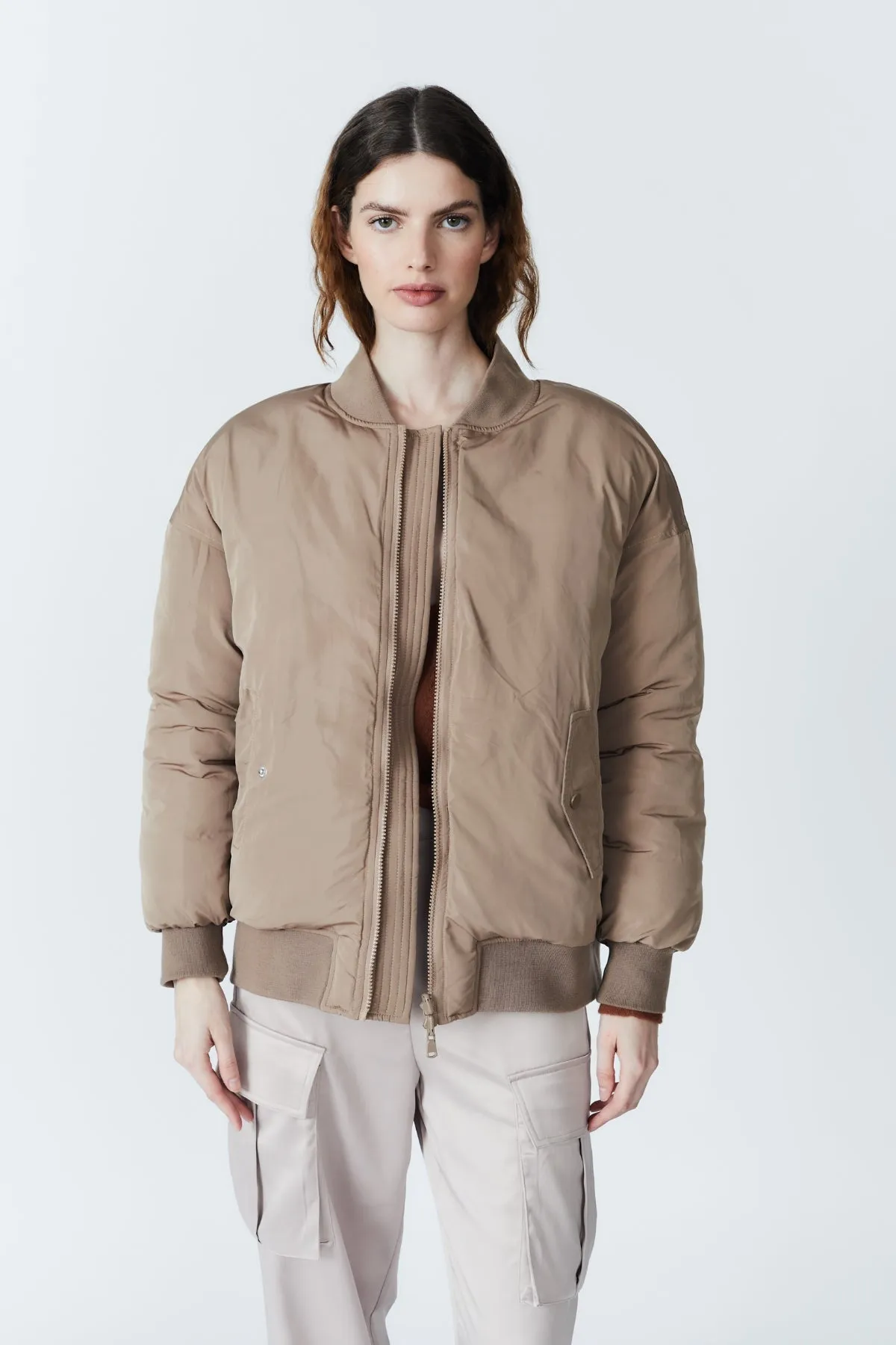 KAI REVERSIBLE BOMBER JACKET