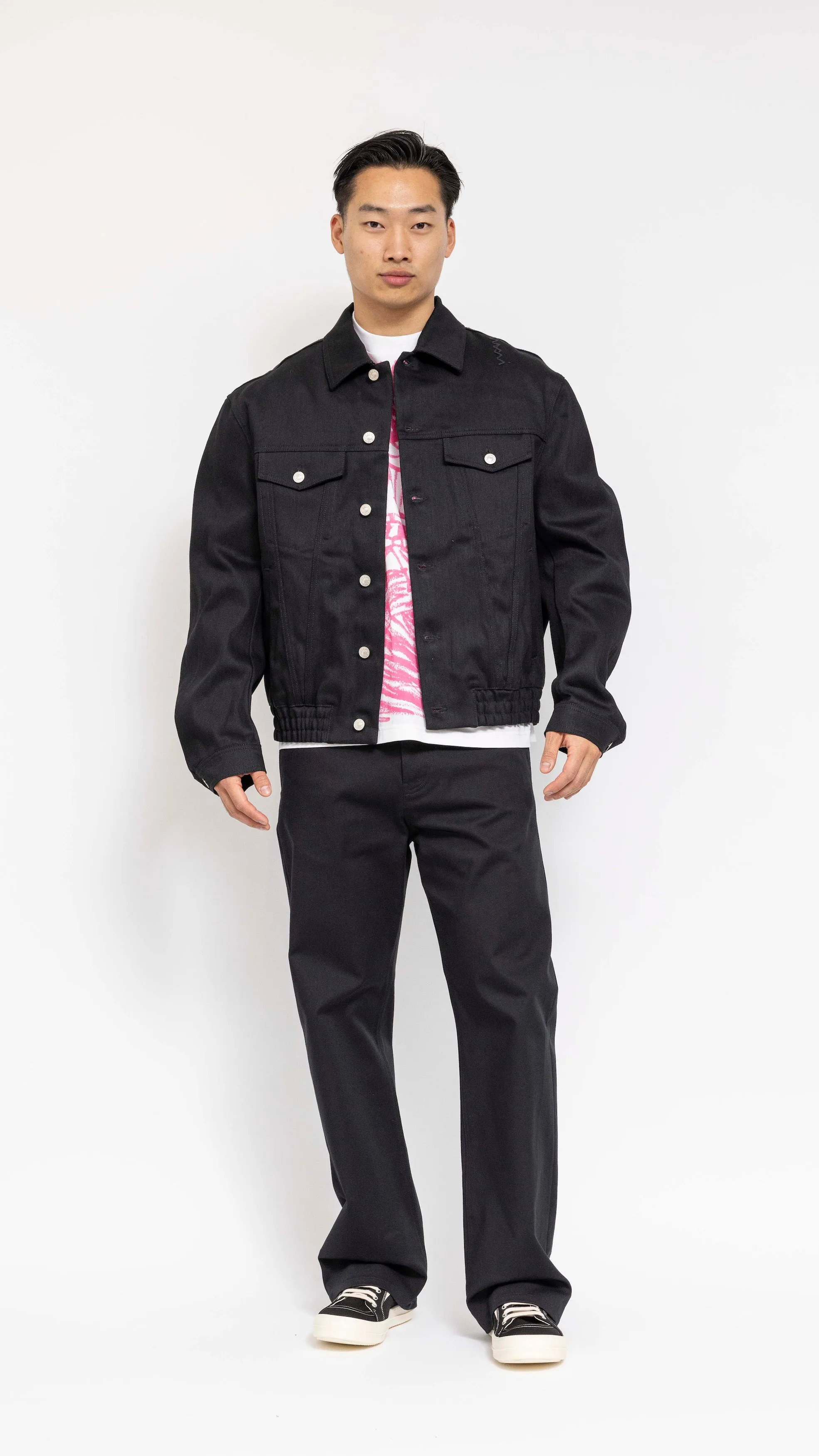 MARNI BLACK RAW DENIM JACKET