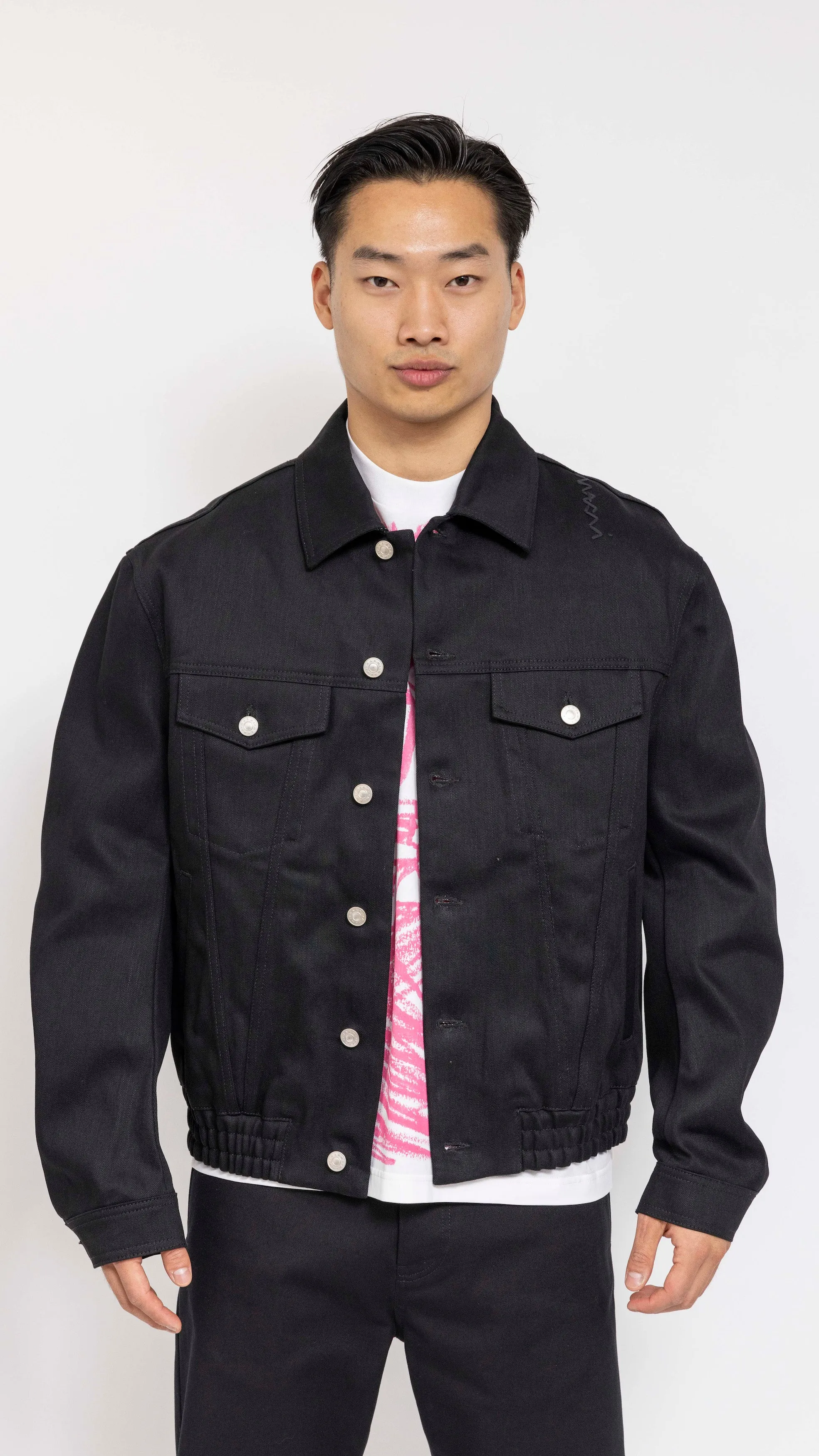 MARNI BLACK RAW DENIM JACKET