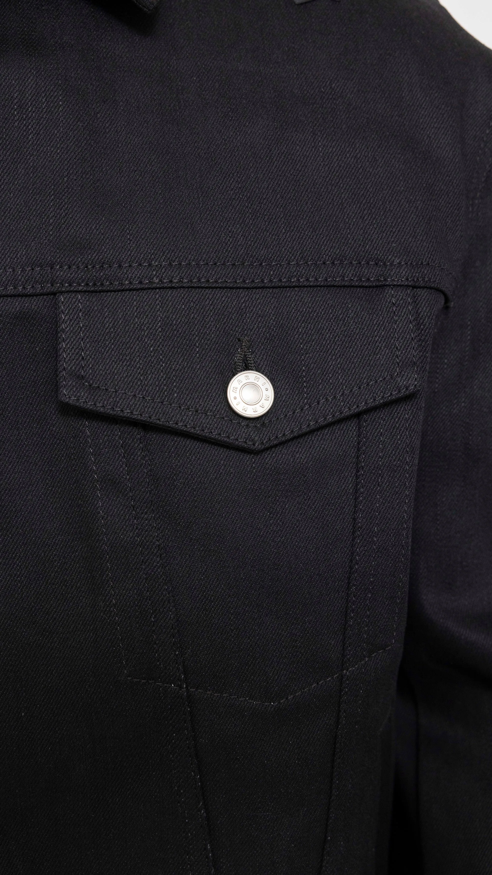 MARNI BLACK RAW DENIM JACKET