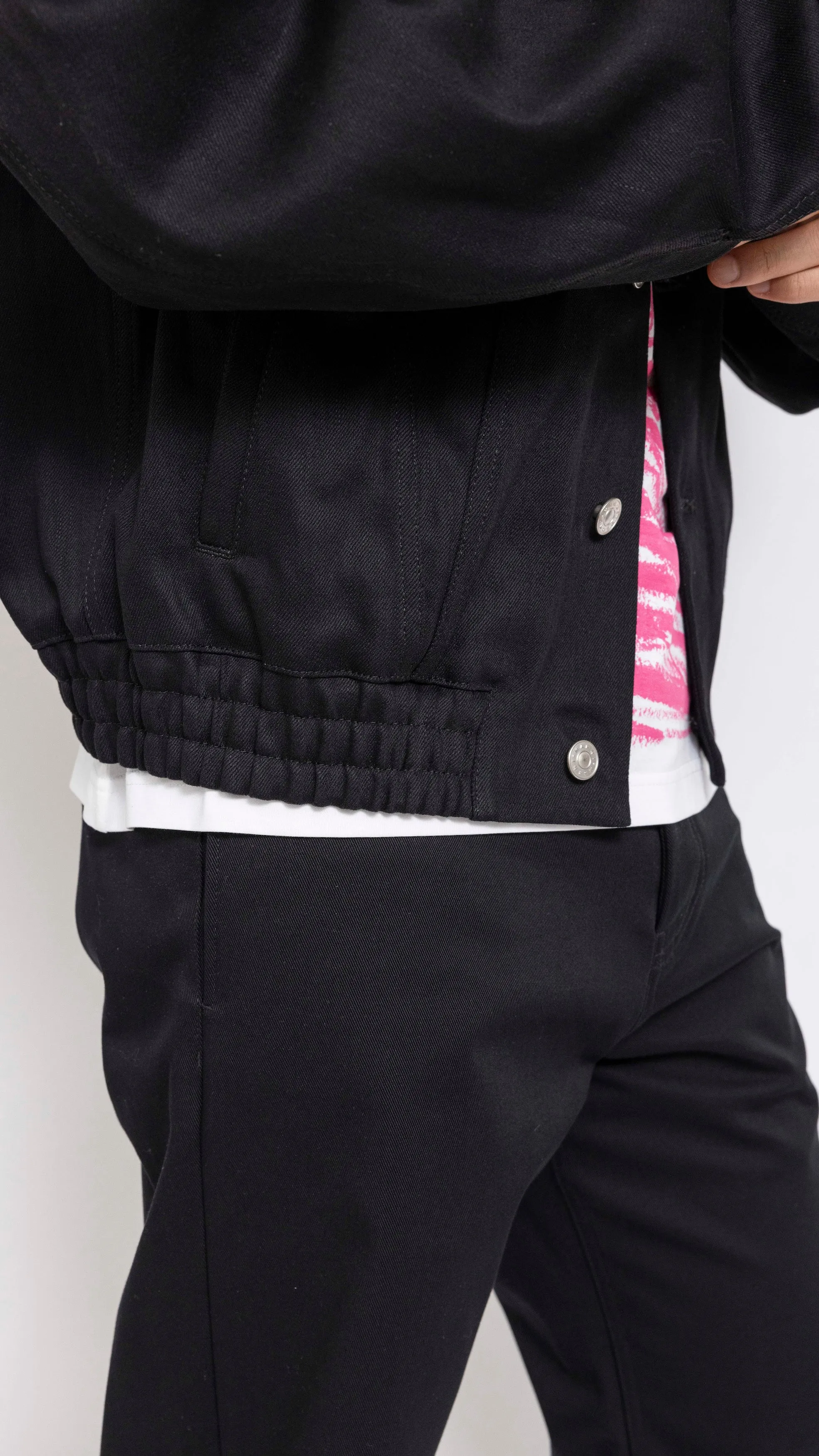 MARNI BLACK RAW DENIM JACKET