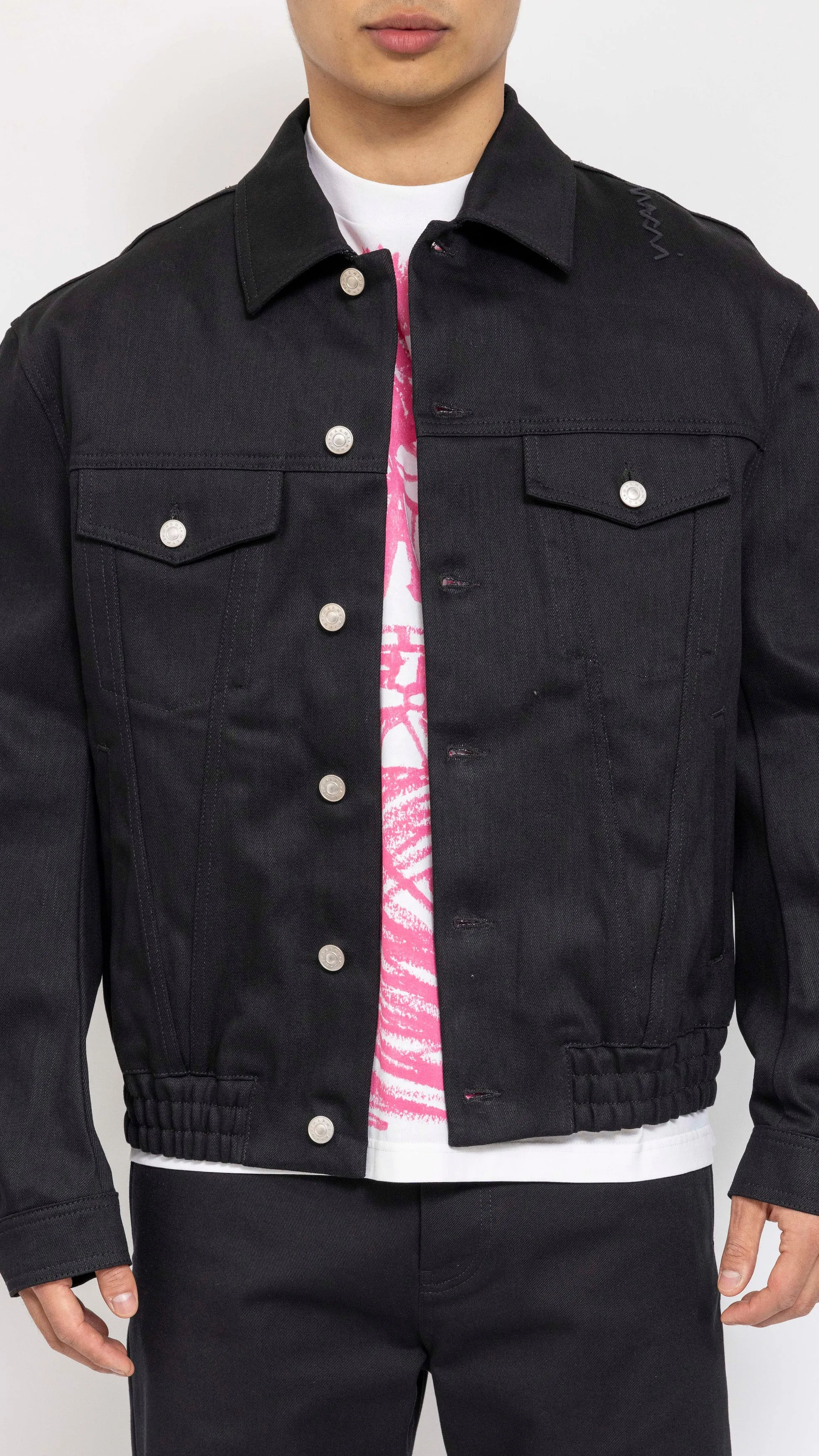 MARNI BLACK RAW DENIM JACKET