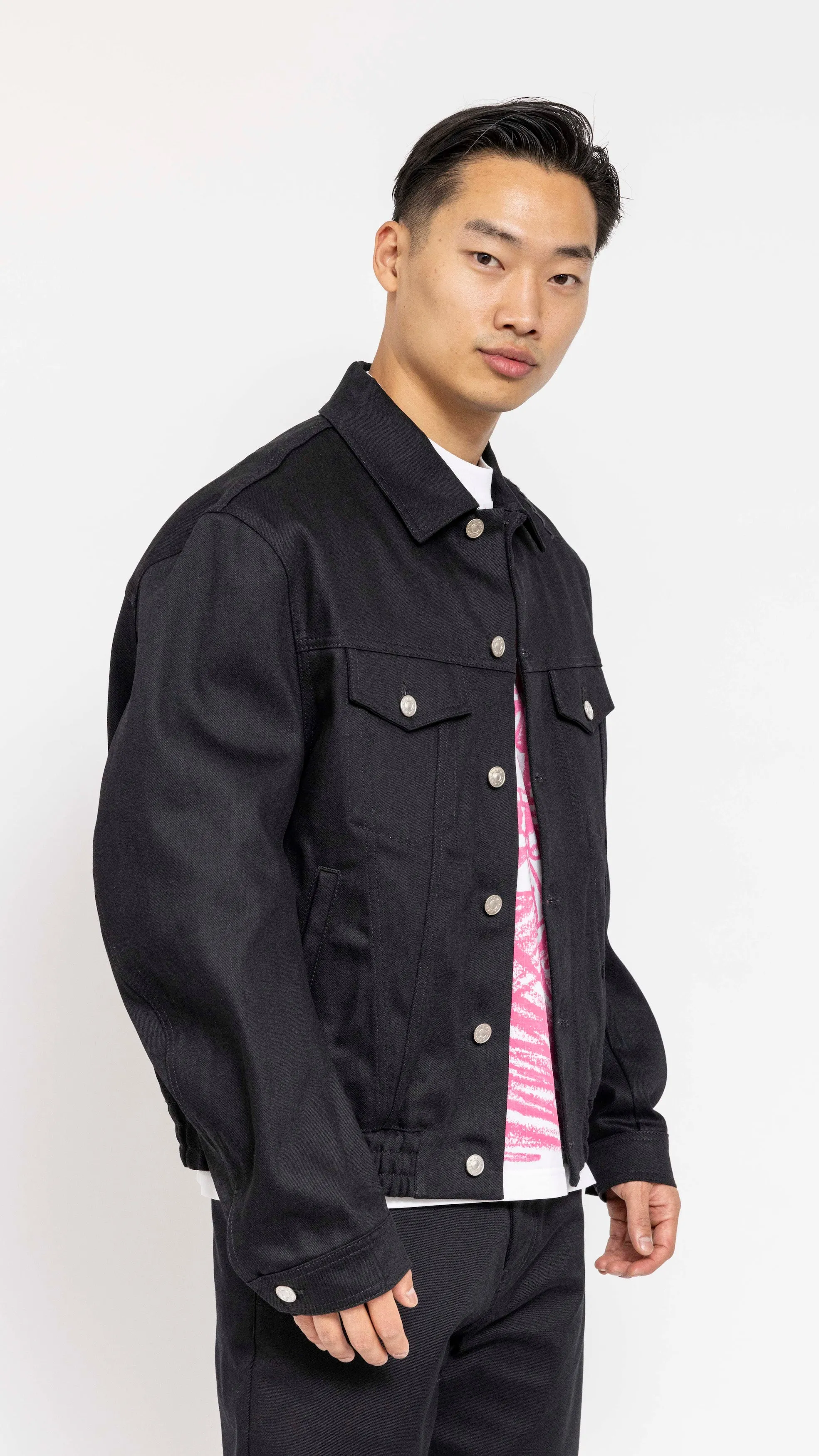 MARNI BLACK RAW DENIM JACKET
