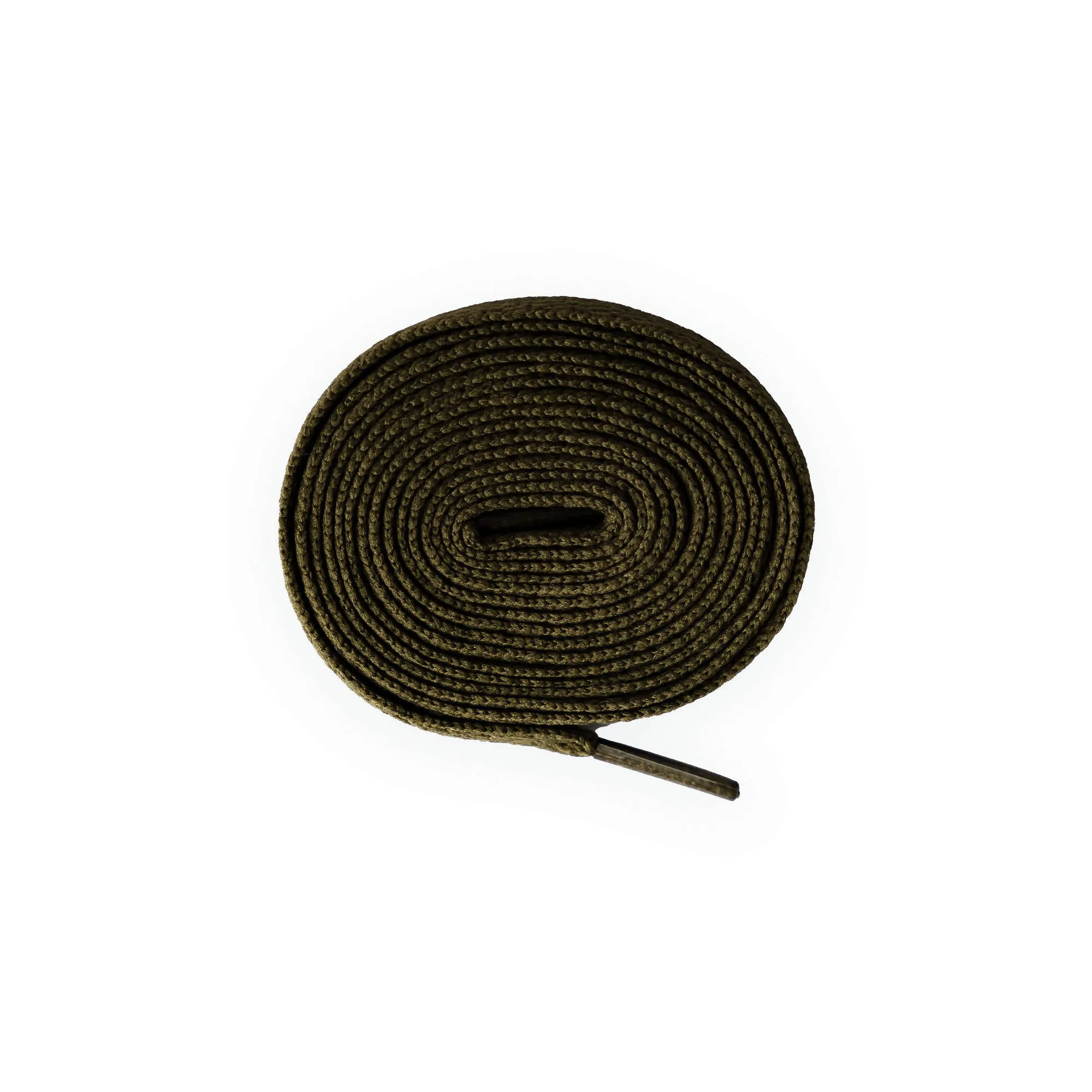 Olive Cement Green Flat laces