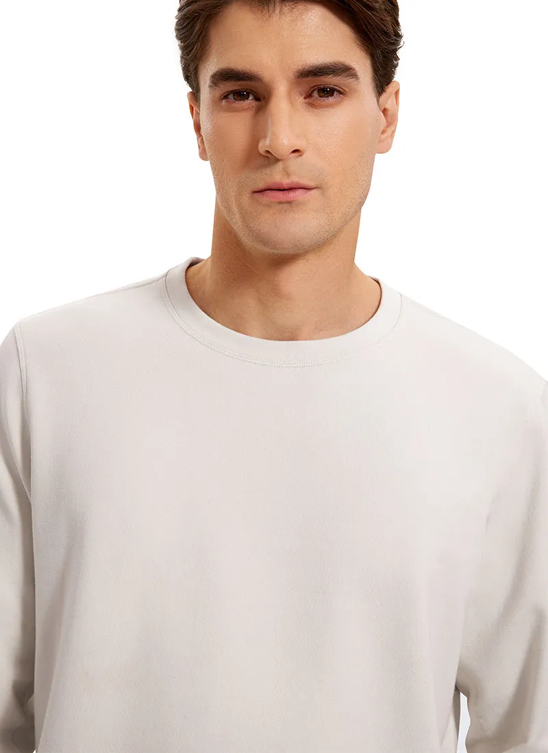 Softness Fleece Crewneck Pullover Sweatshirt